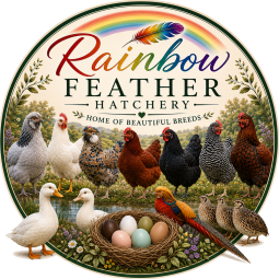 Rainbow Feather Hatchery Logo trans